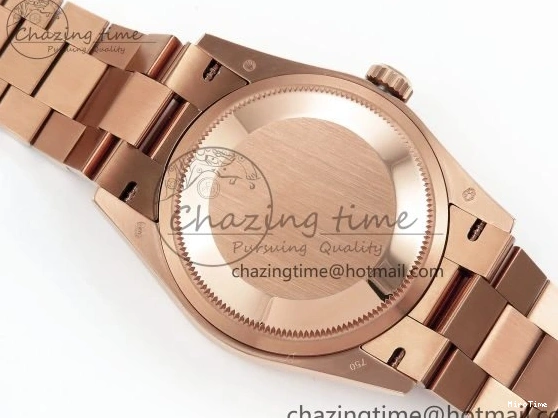 MiroTime 0209 OdorResistant Day Date 36 RG TWSF Best Edition White Diamonds Dial on RG Bracelet A 1610